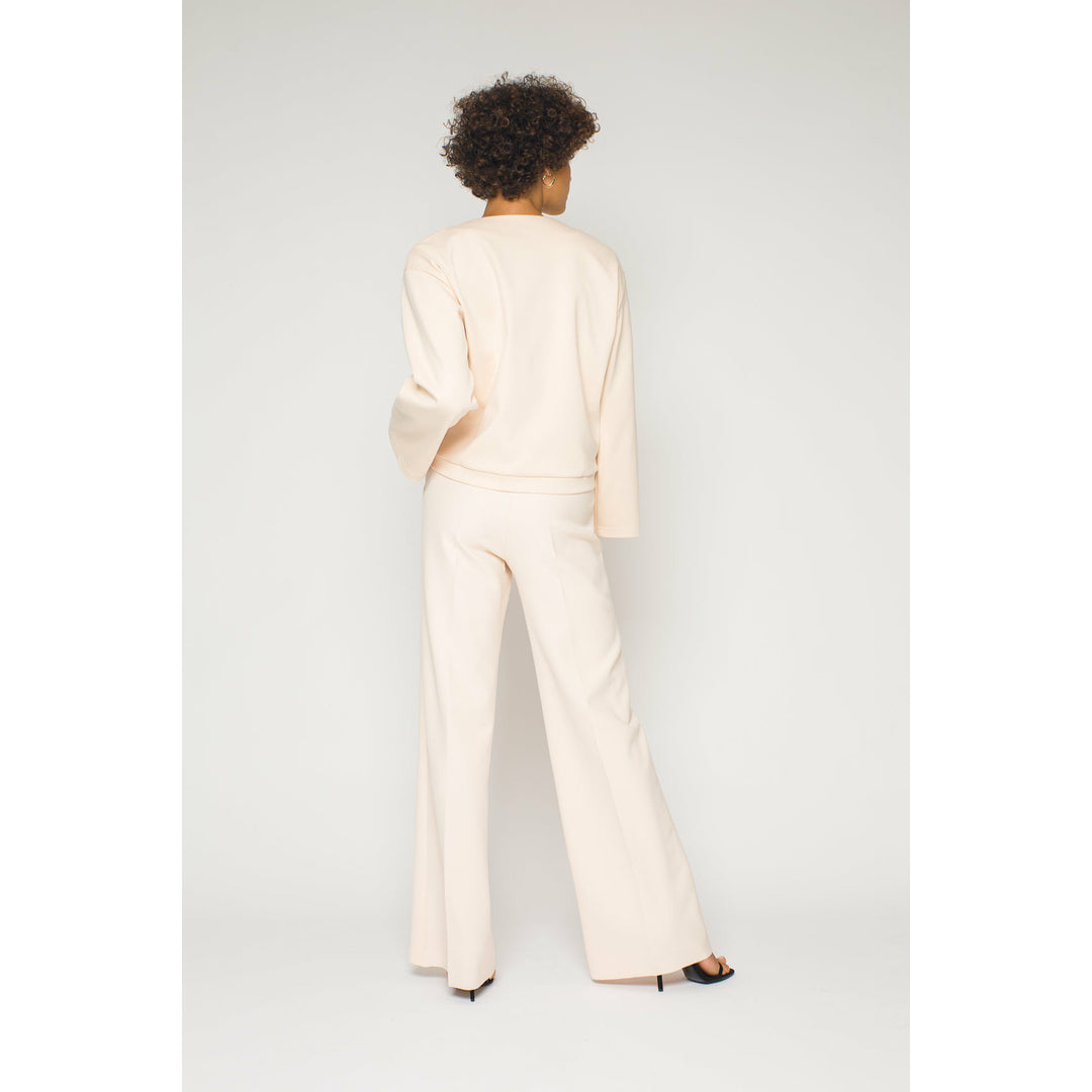 light coral matching ladies pant suit