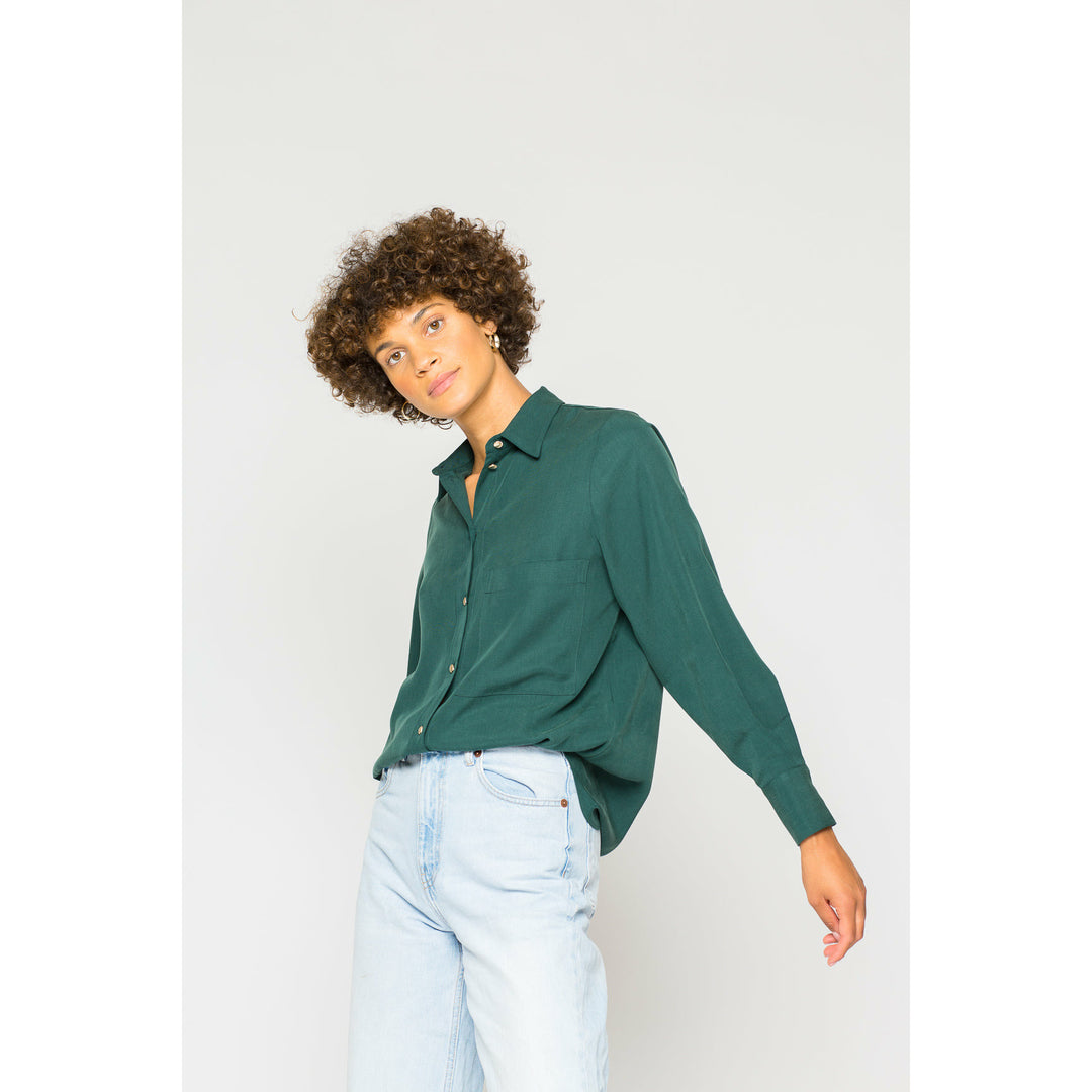 Buy Emerald Green Blouse for Women Online - Joia Clothing AvelynaOfficial Buy Emerald Green Blouse for Women Online - Joia Clothing AvelynaOfficial